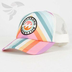BILLABONG Shenanigans Pink Party Girls Trucker Hat